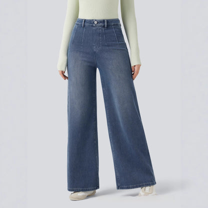 Jean Large Taille Mi-Haute Confort