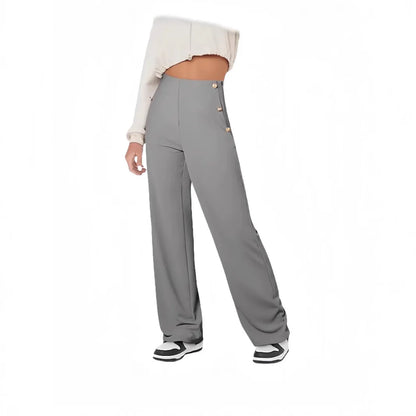 Pantalon Large Taille Haute pour Femme
